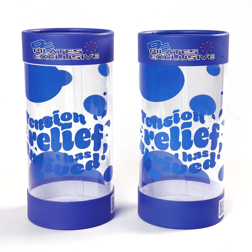 Large Plastic Cylinder Container with Lid