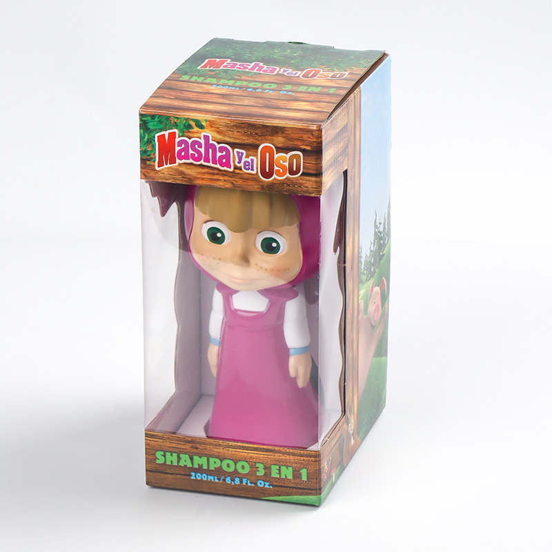 Custom Kraft Paper Folding Figure Toy Packaging Box with Clear Window