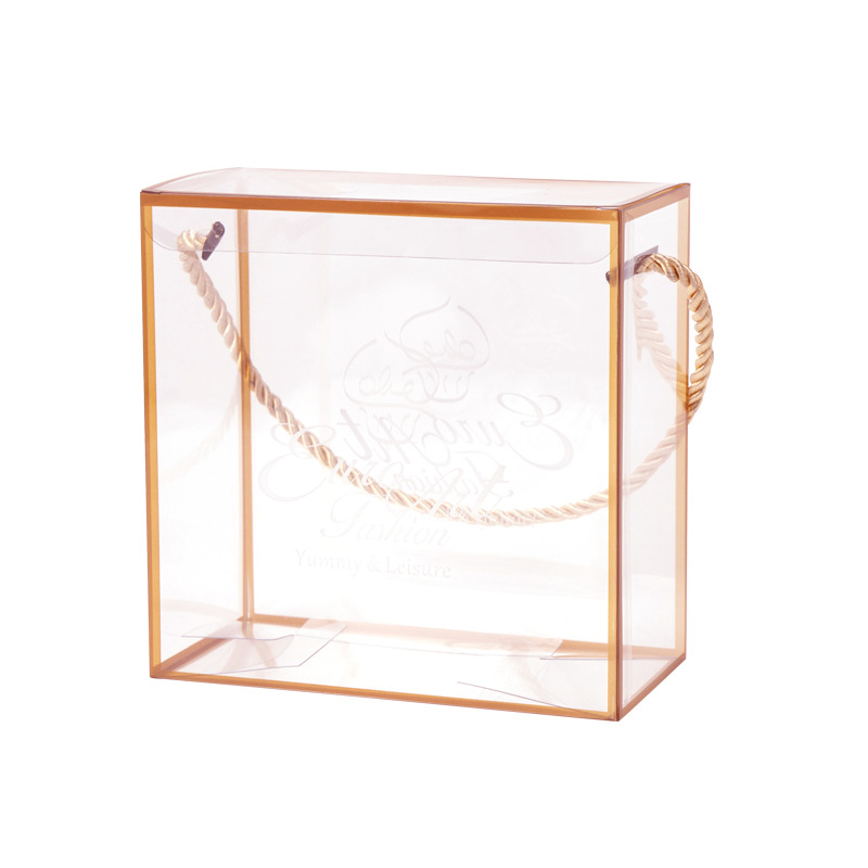Clear plastic Gift Boxes with lids