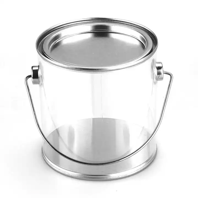 Large Plastic Cylinder Container with Lid