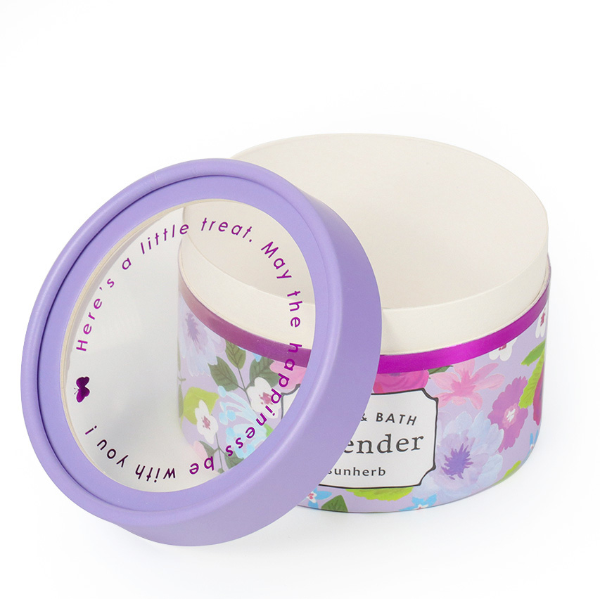 premium cardboard cylinder packaging perfume round paper box