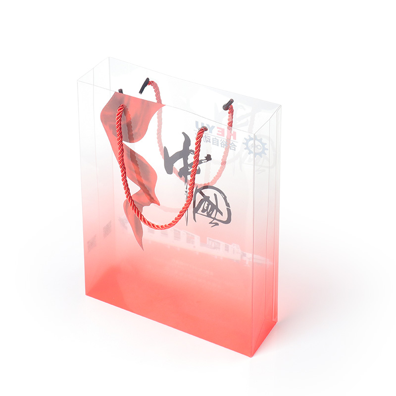 clear plastic gift bag