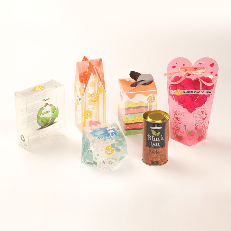 transparent plastic packaging box
