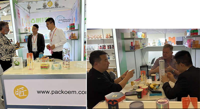 Plastic packaging box