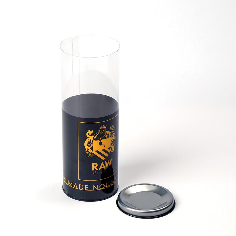 clear plastic cylinders and lids
