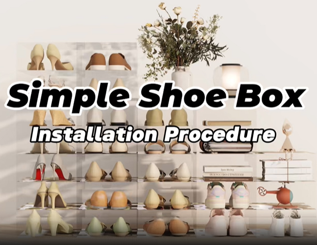 Small Apartment Savior! Foldable Shoe Box Doubles The Shoe Cabinet Space