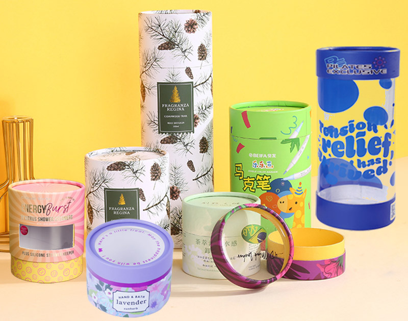 cylinder product packaging