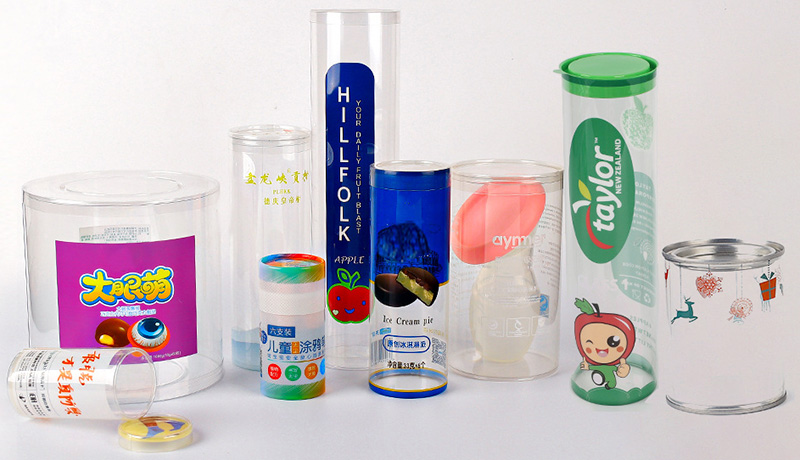 transparent tube packaging