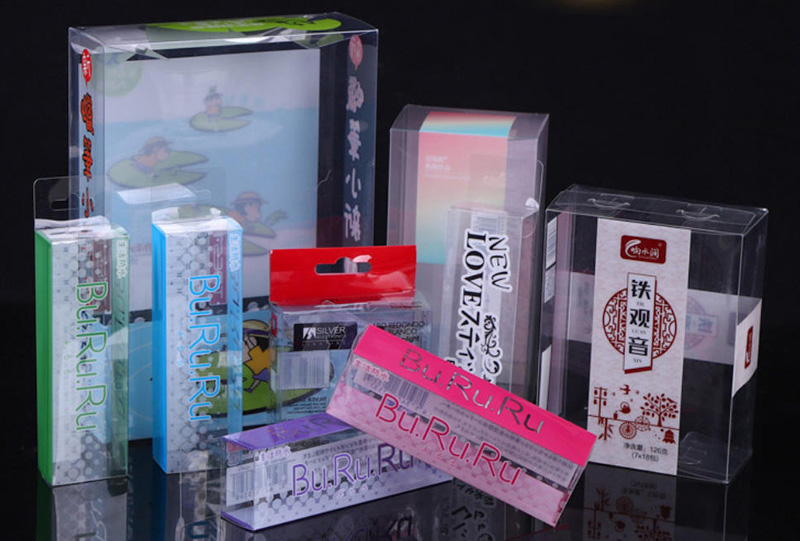 clear retail boxes