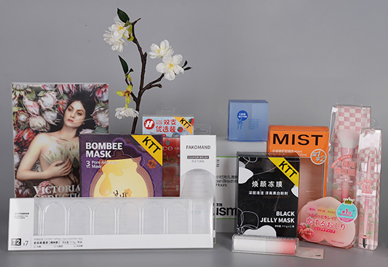 transparent makeup box