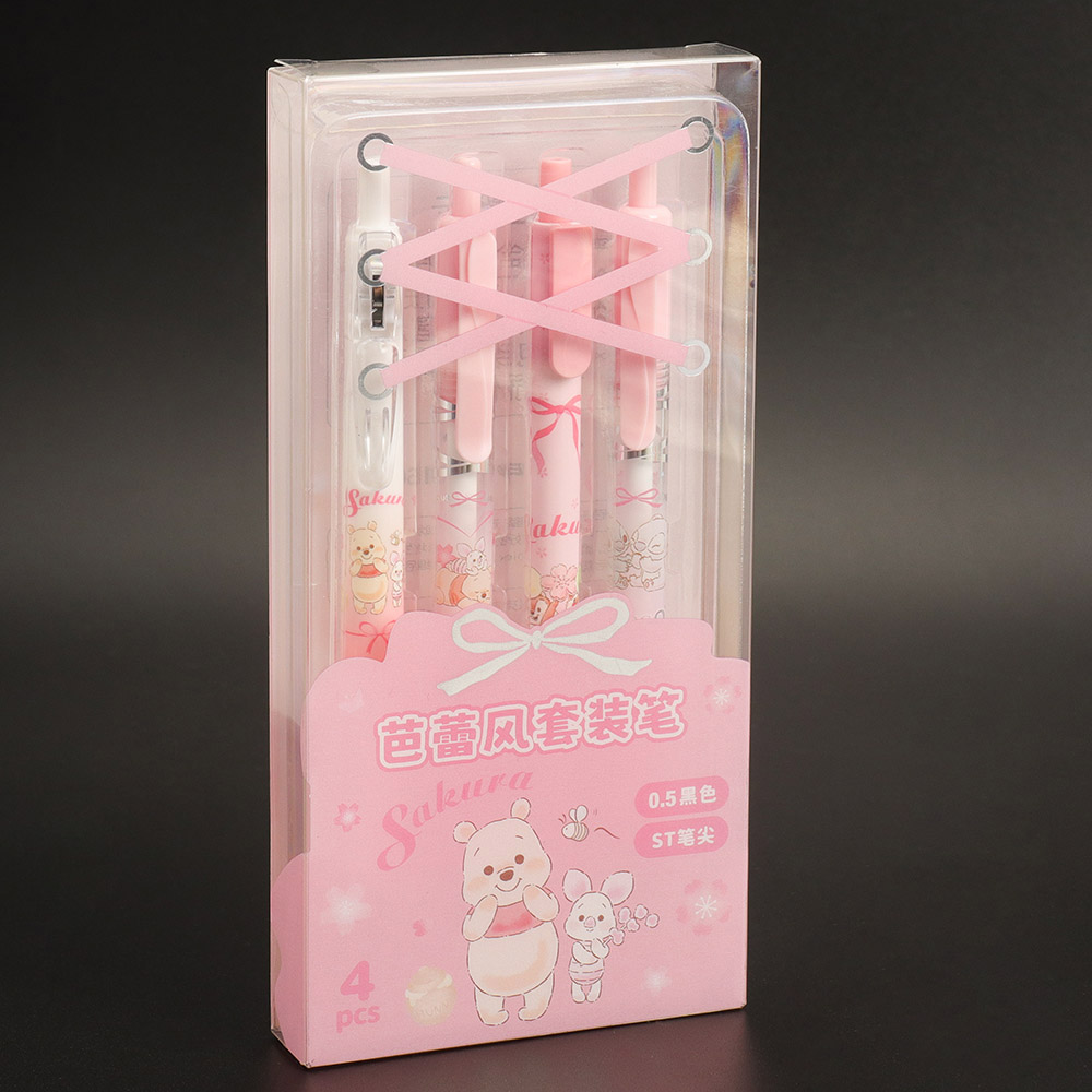 Custom Printing Retail Pen Packaging Transparent Box Plastic Packing Box Pen Display Case