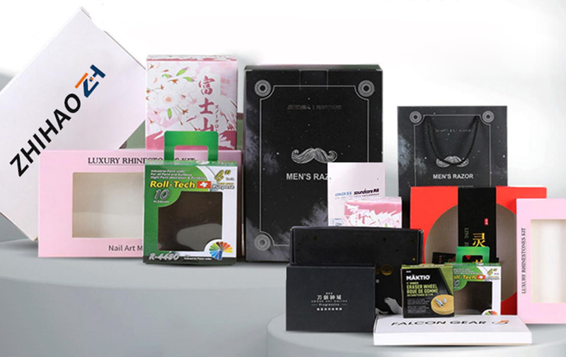 kraft box with window kraft paper window box