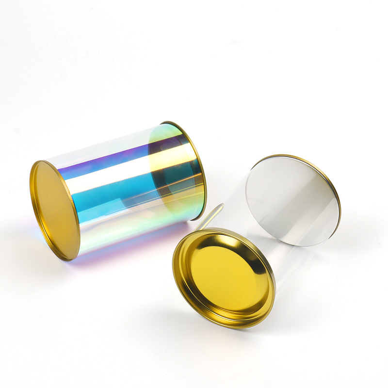 clear plastic cylinder packaging